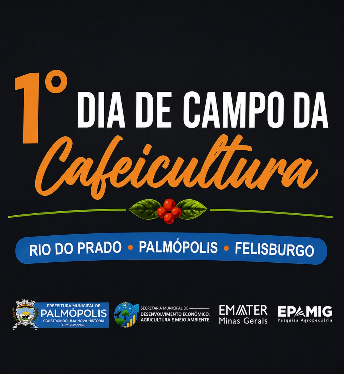 PALMÓPOLIS PARTICIPA DO 1º DIA DE CAMPO DA CAFEICULTURA E REFORÇA O POTENCIAL DO VALE DO JEQUITINHONHA