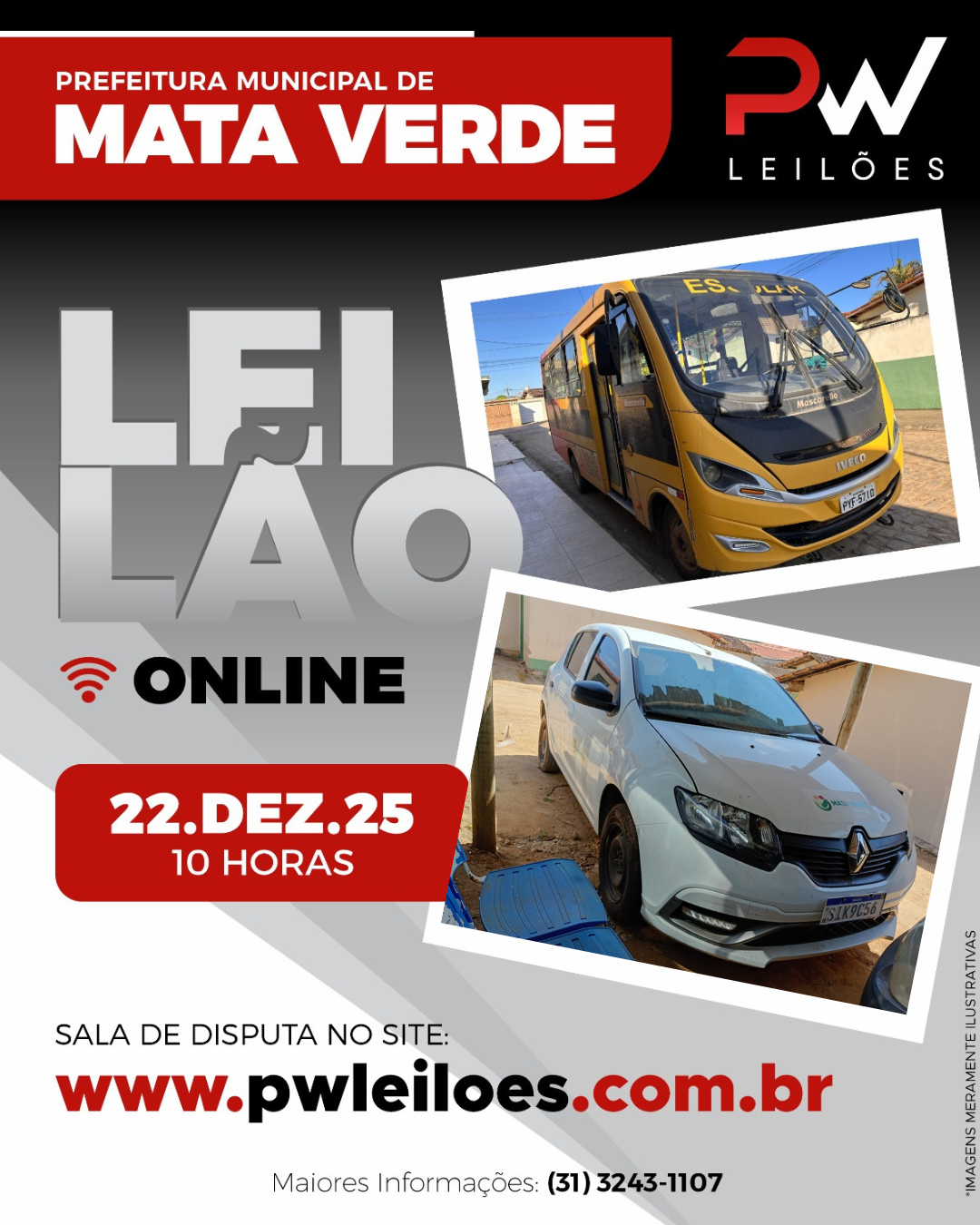 Leilão de Bens da Prefeitura de Mata Verde