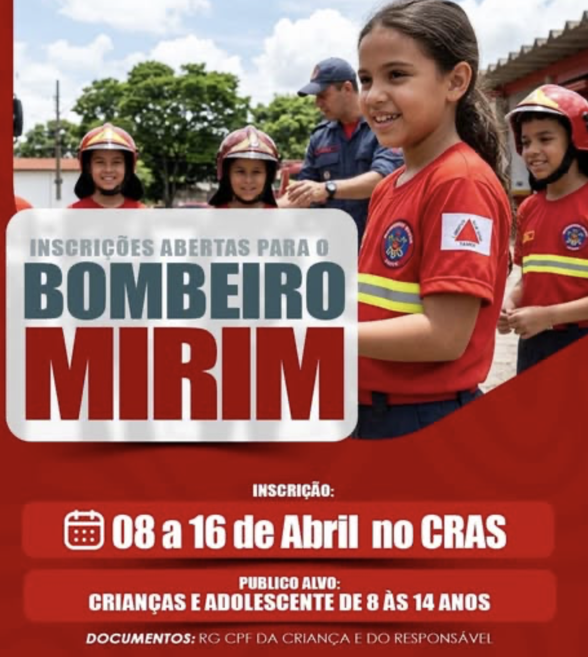 Projeto Bombeiro Mirim promove cidadania e formação para crianças e adolescentes em Mata Verde