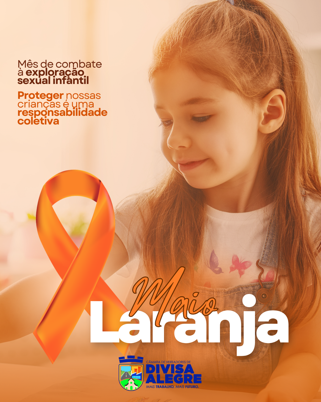Maio Laranja: proteger nossas crianças e adolescentes é responsabilidade de todos.