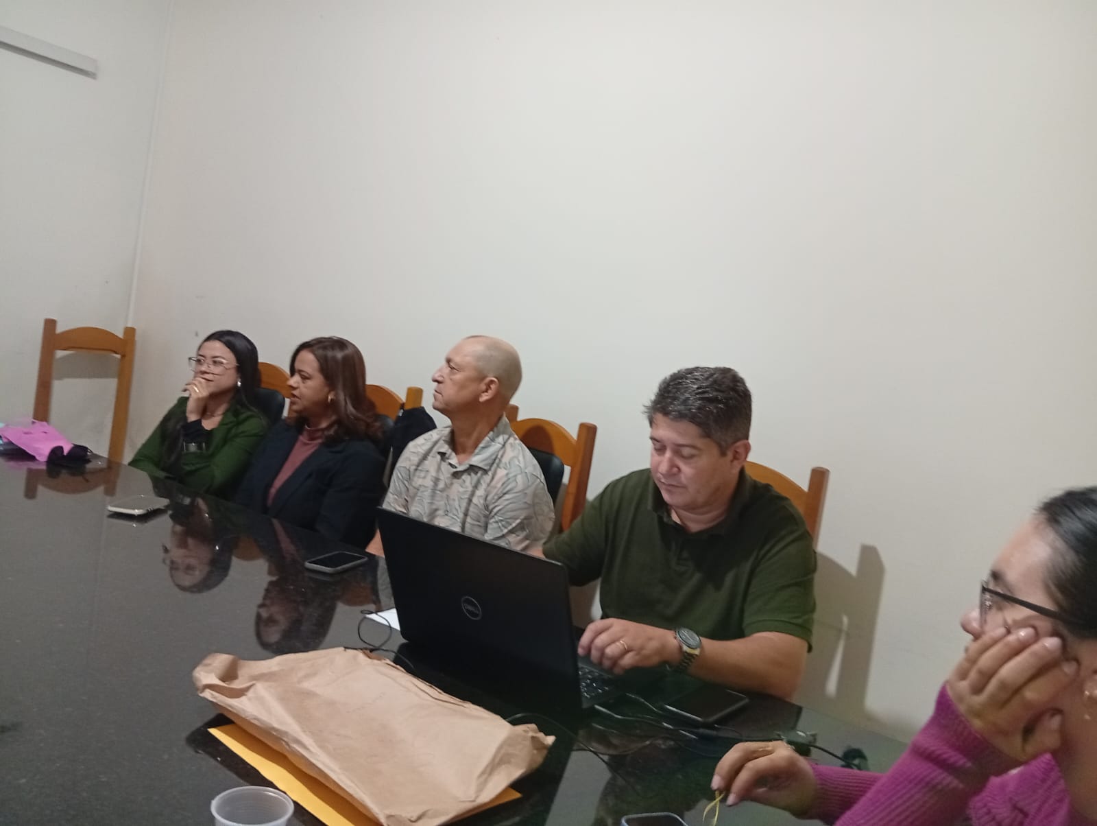 Reunião interna para alinhamento das demandas e produtividade da Câmara Municipal