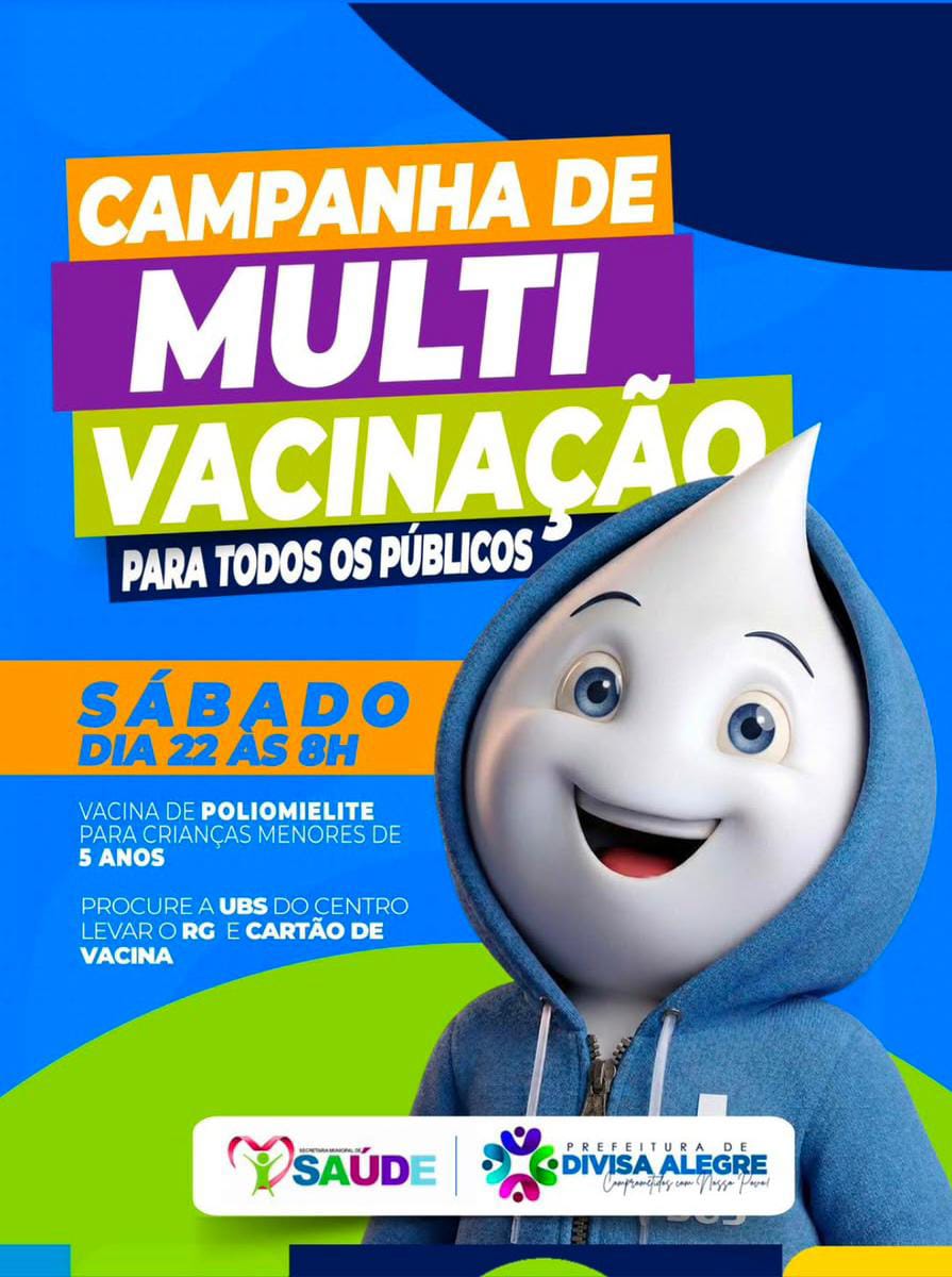 Imagem da notícia: CAMPANHA DE MULTIVACINAÇÃO