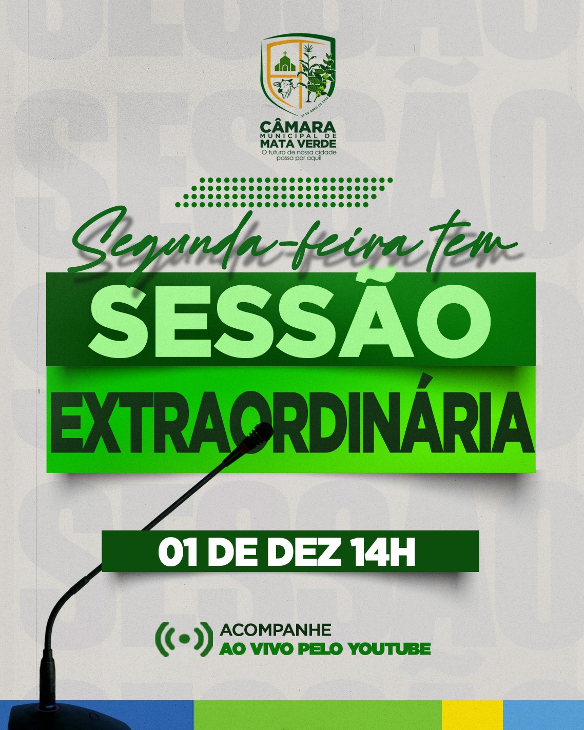 Imagem Noticia: REUNIÃO EXTRAORDINÁRIA 01/12/2025