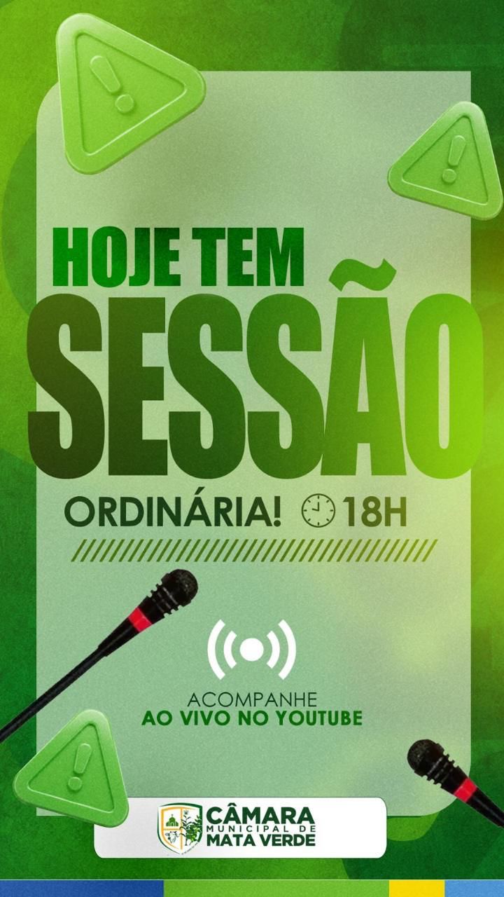 Imagem da notícia: SESSÃO ORDINARIA