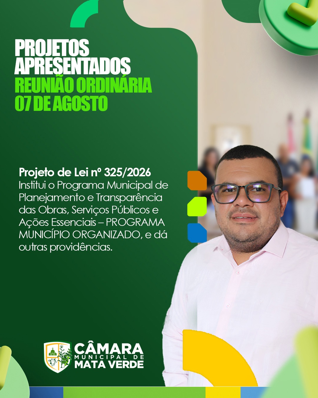 Imagem da notícia: INDICAÇÕES  E PROJETOS