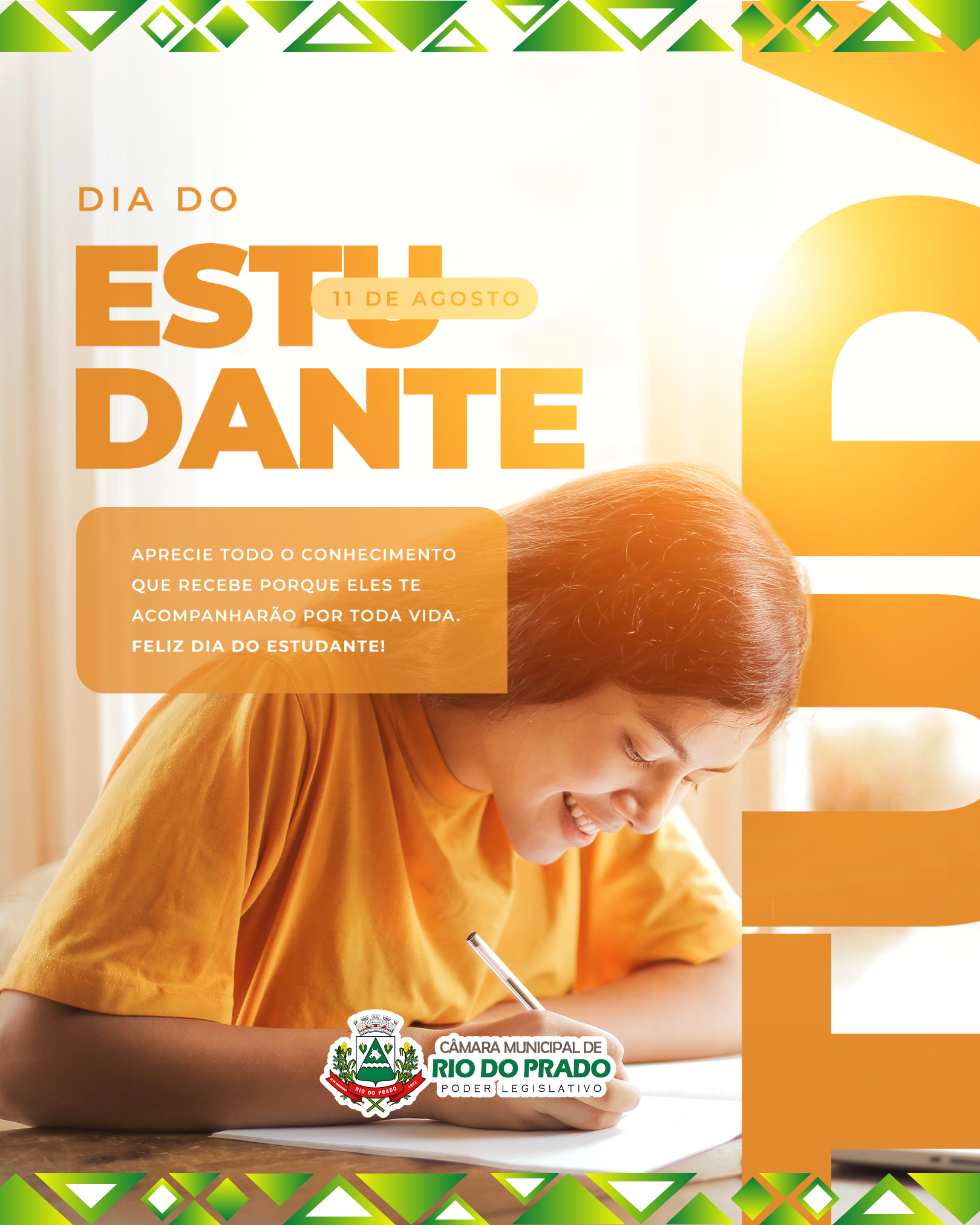 11 DE AGOSTO DIA DO ESTUDANTE