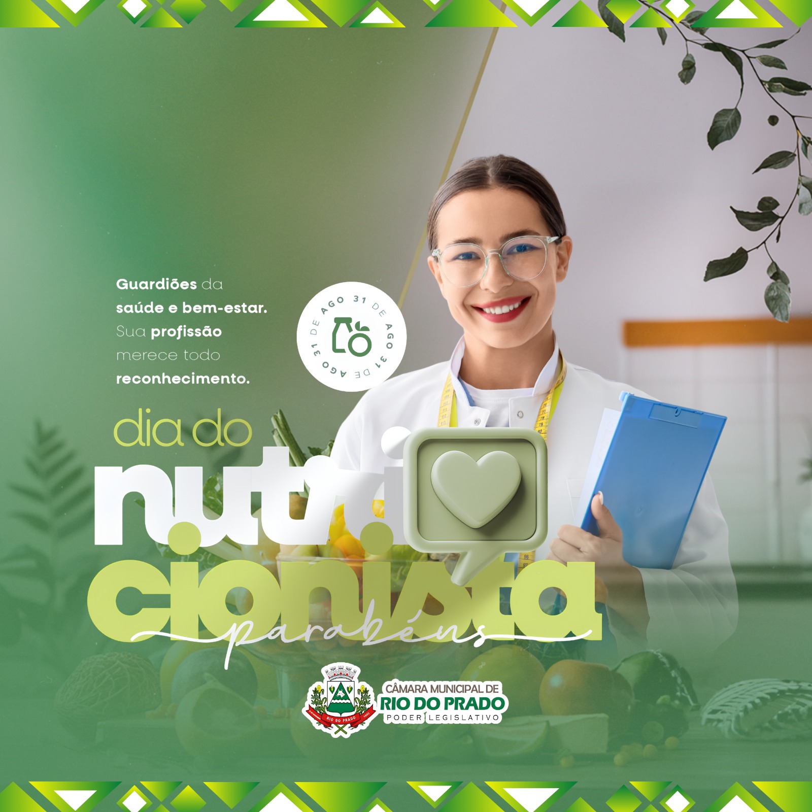 31 de Agosto - Dia do Nutricionista