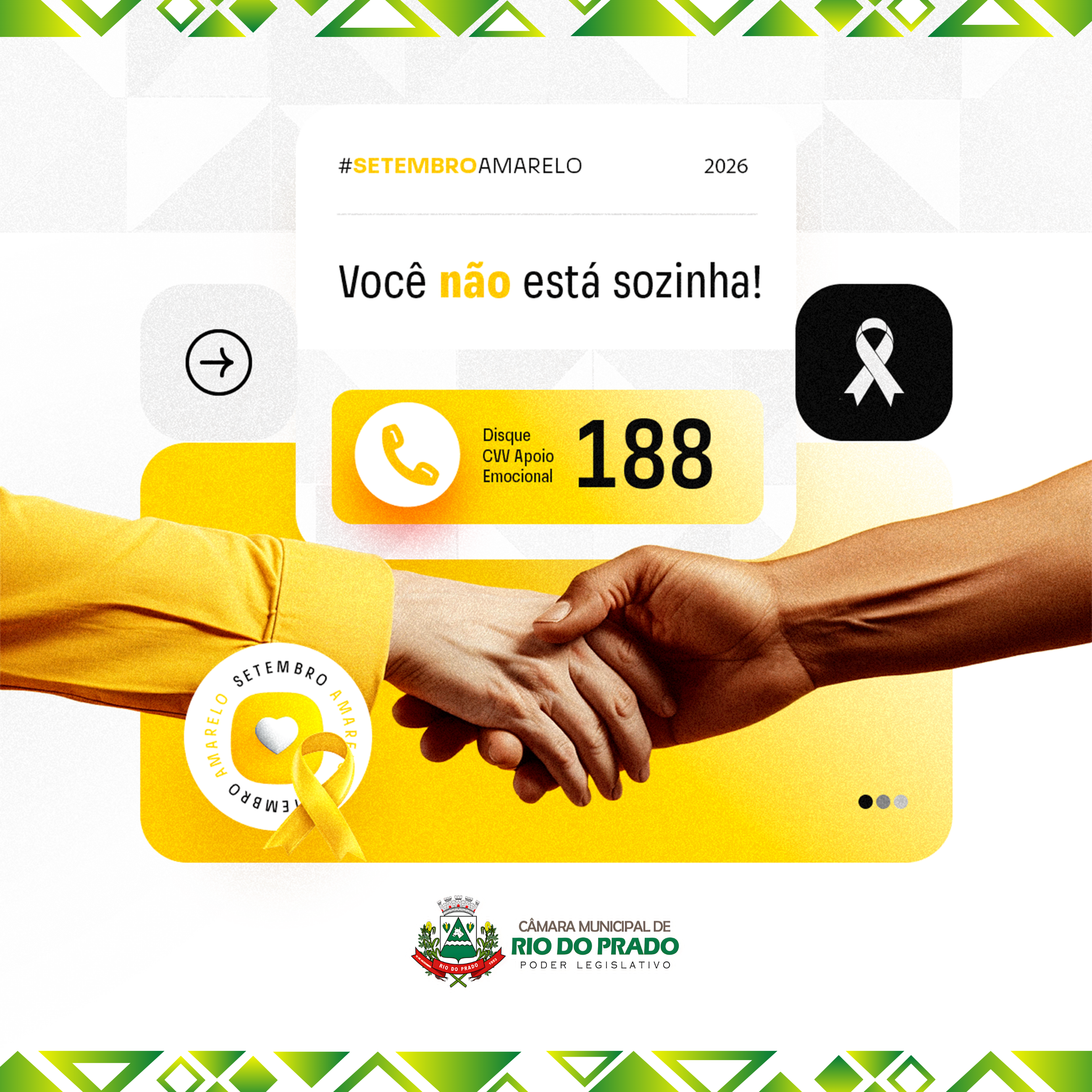 Setembro Amarelo | Mês de Valorização da Vida
