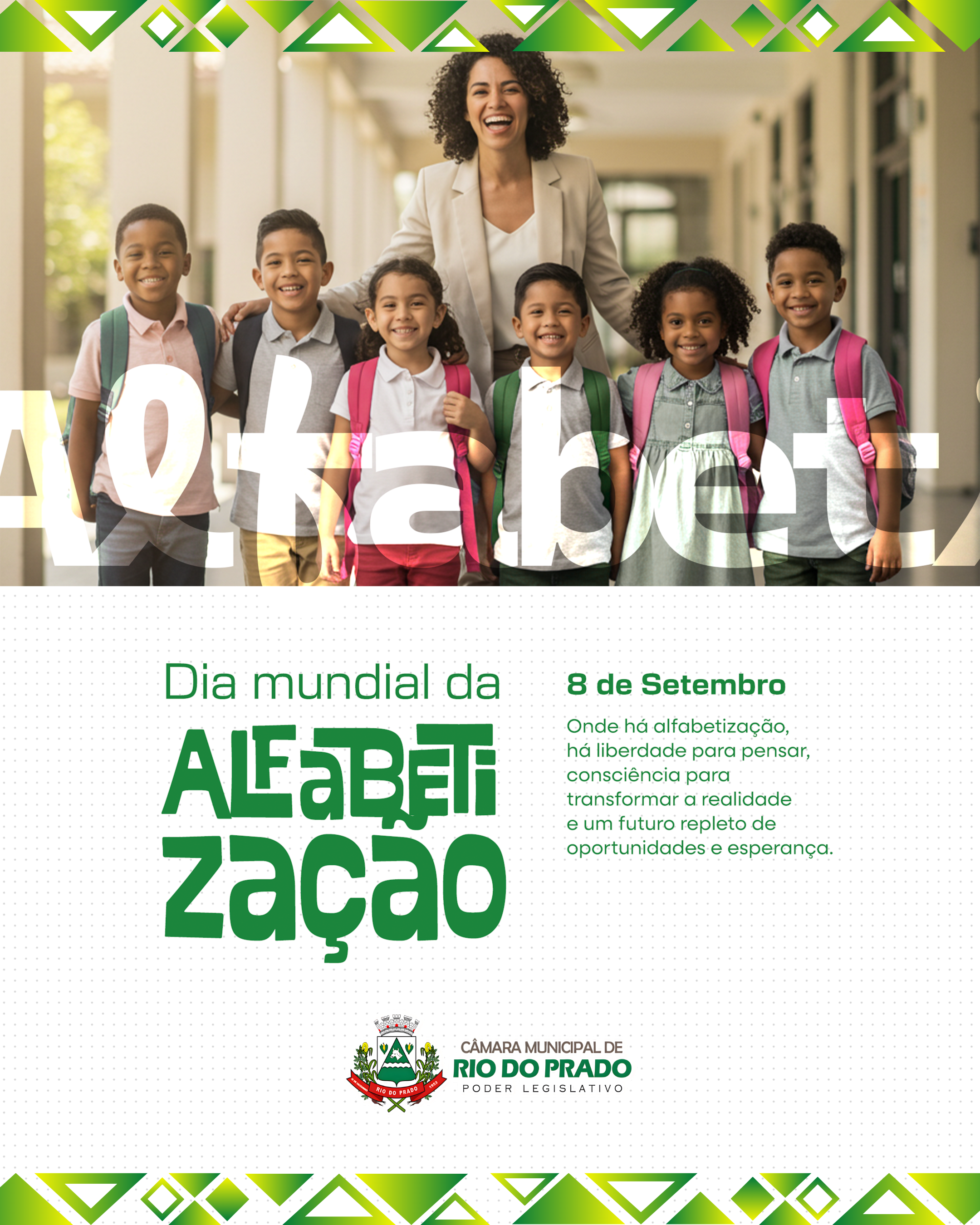 08 de Setembro - Dia Mundial da Alfabetização