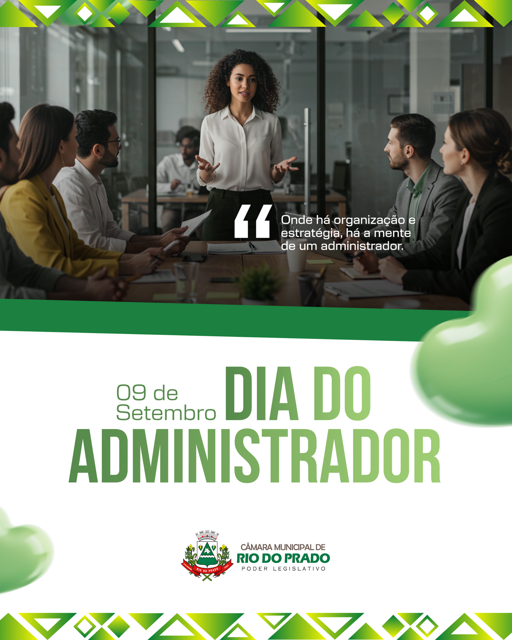 09 de Setembro - Dia do Administrador.