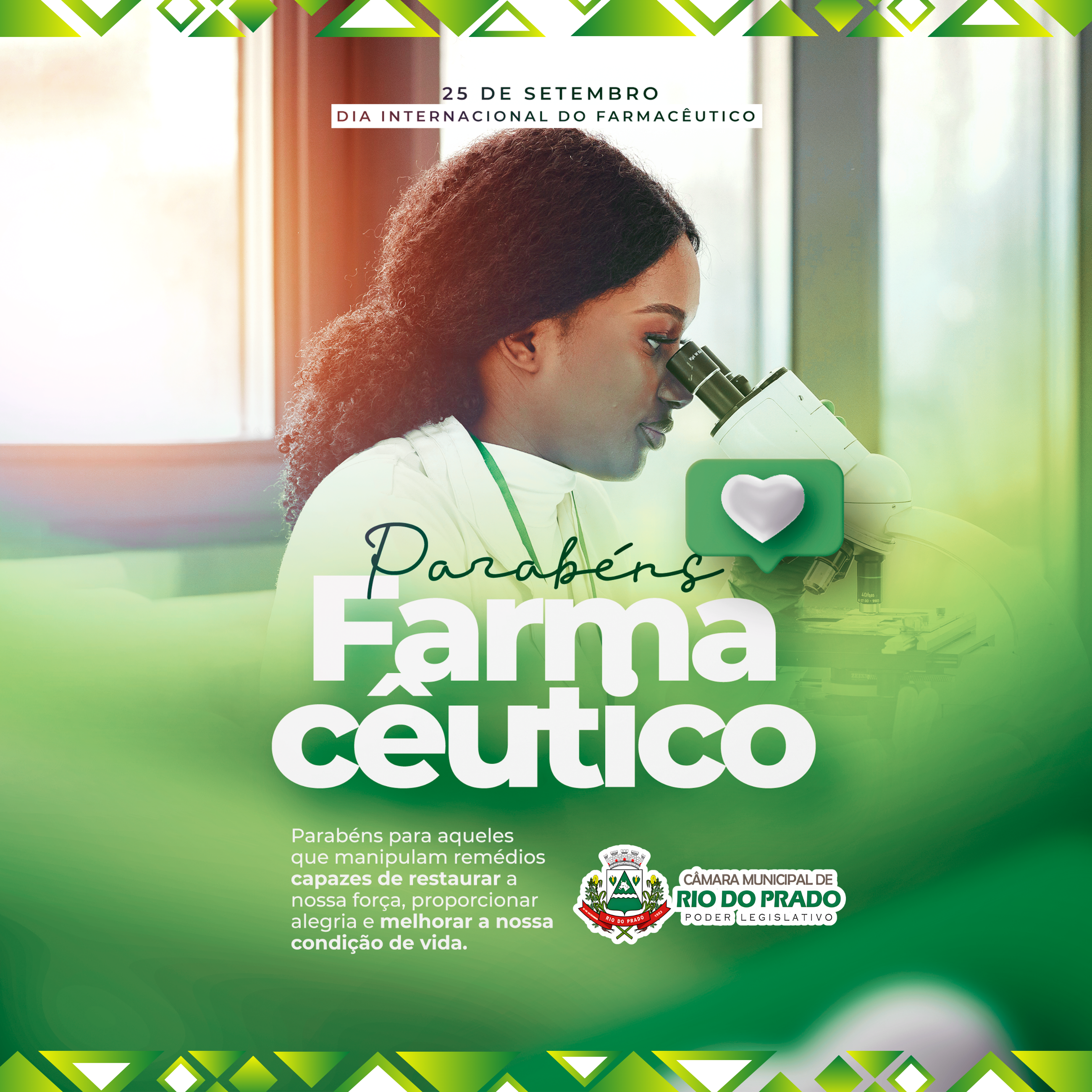 25 de Setembro - Dia Internacional do Farmacêutico.