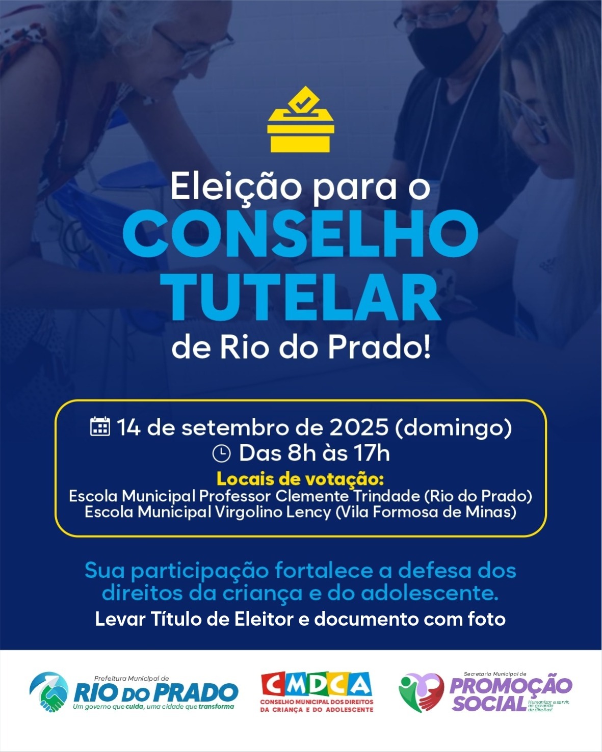 ELEIÇÃO PARA O CONSELHO TUTELAR DE RIO DO PRADO