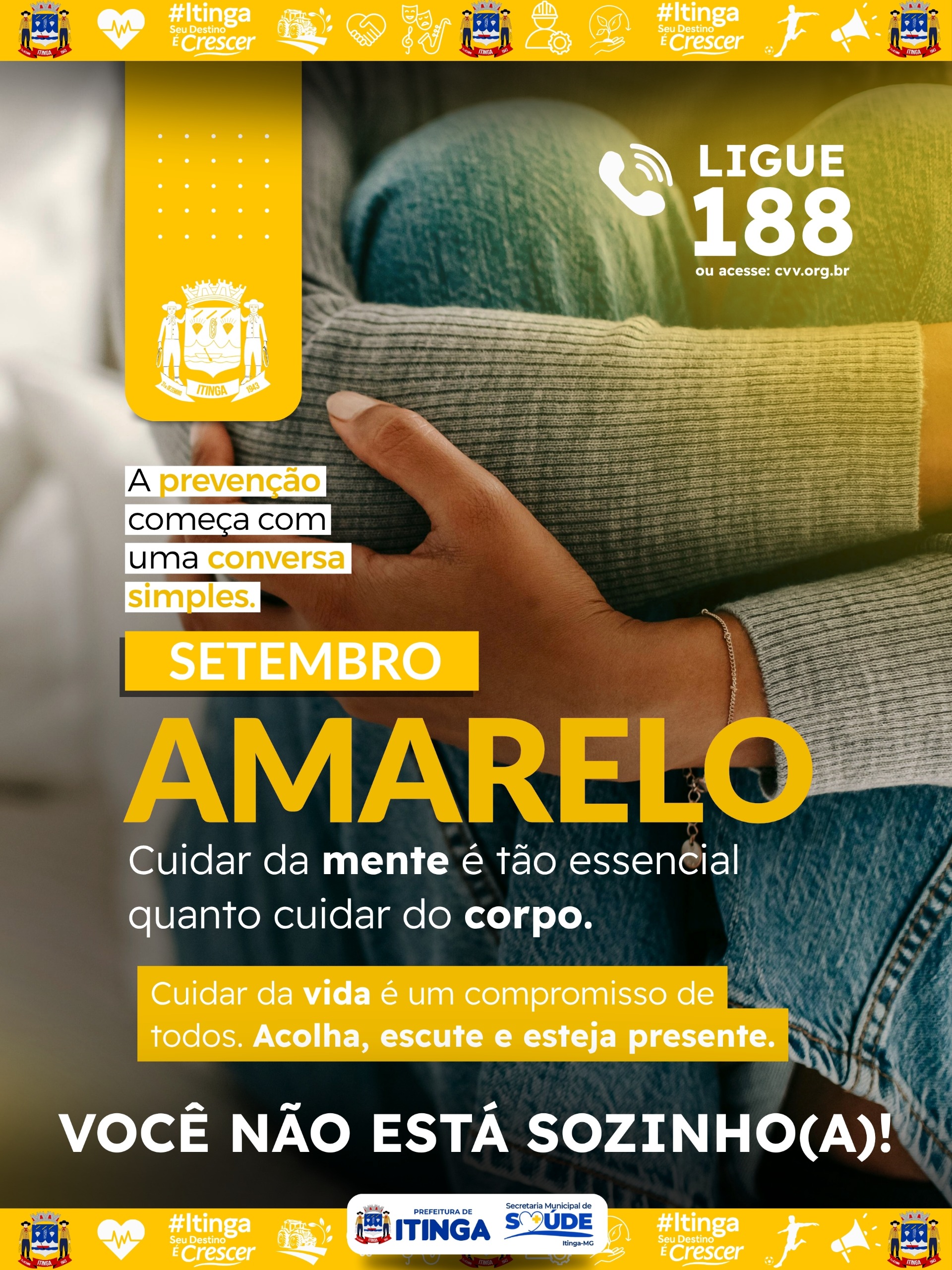 Setembro Amarelo | Cuidar da vida é um compromisso de todos!