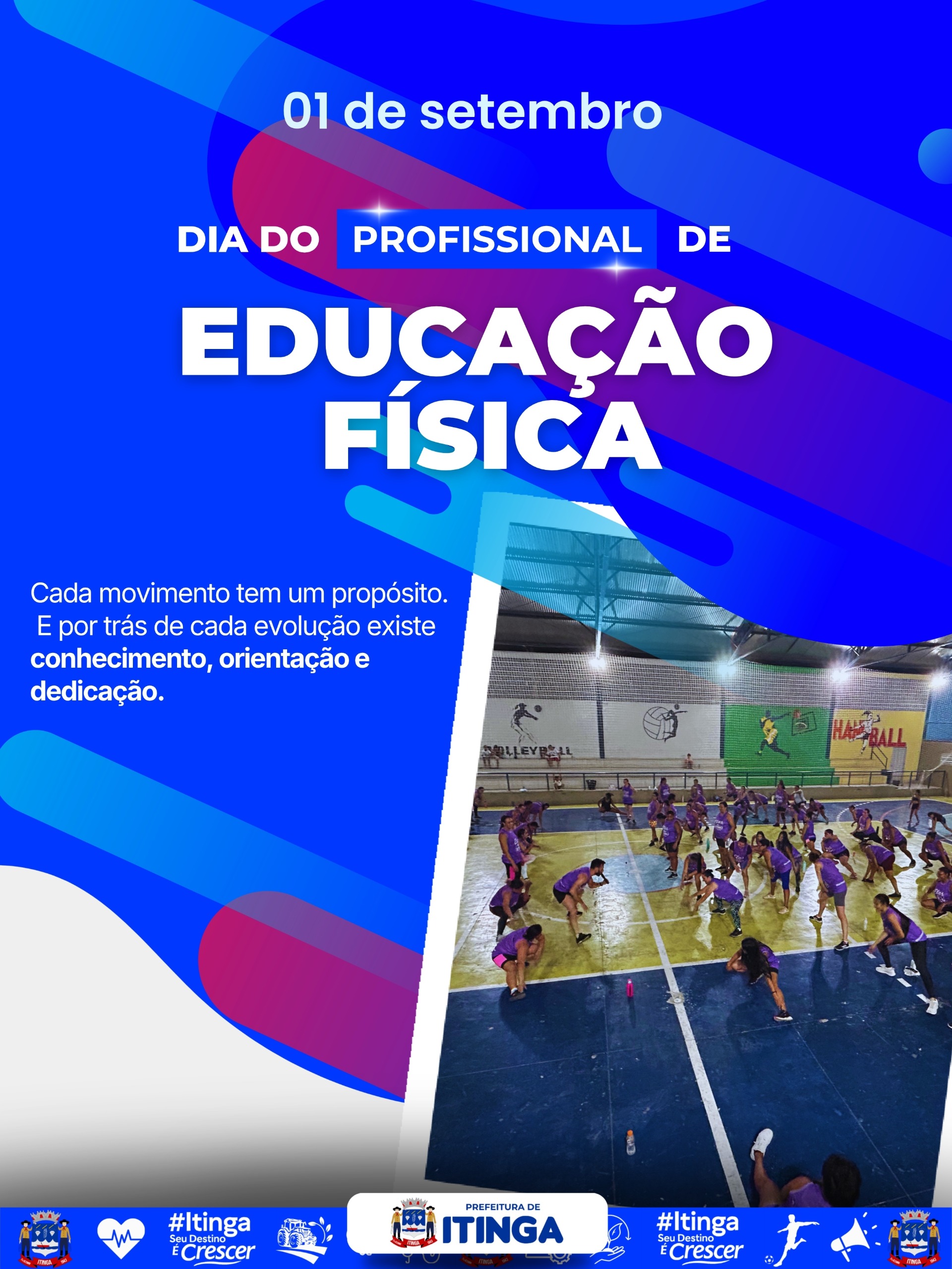 01 DE SETEMBRO | DIA DO PROFISSIONAL DE EDUCAÇÃO FÍSICA
