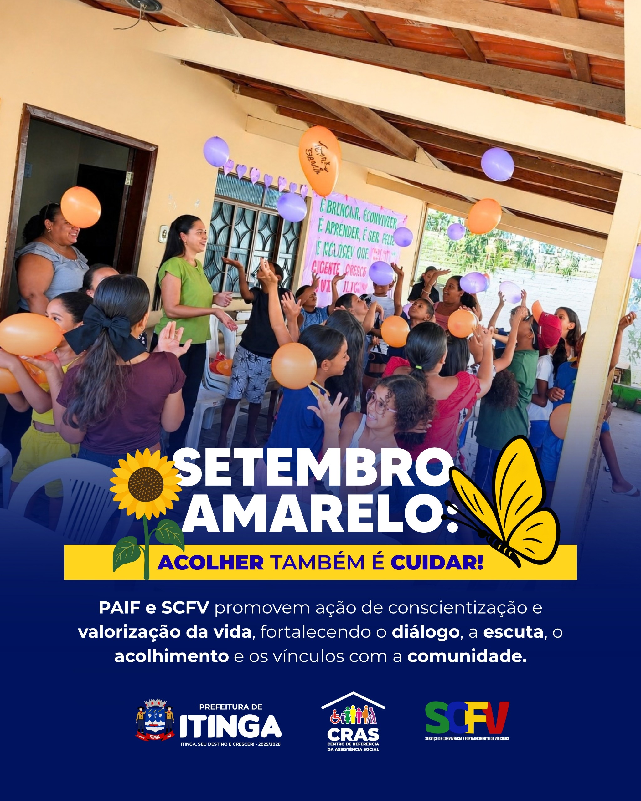 Setembro Amarelo, acolher também é cuidar!