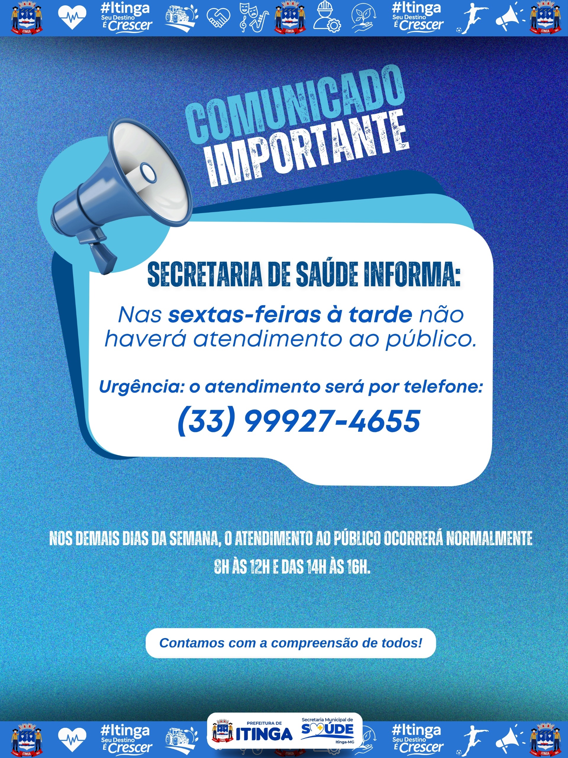 Comunicado Importante | Secretaria Municipal de Saúde