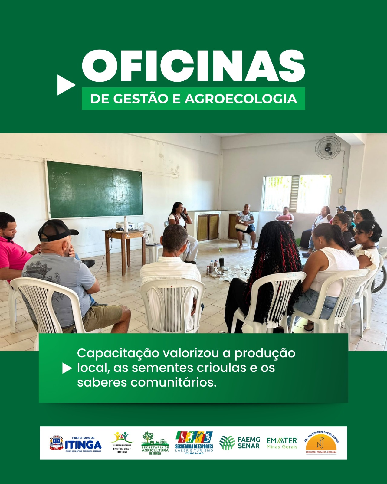 OFICINAS DE GESTÃO E AGROECOLOGIA