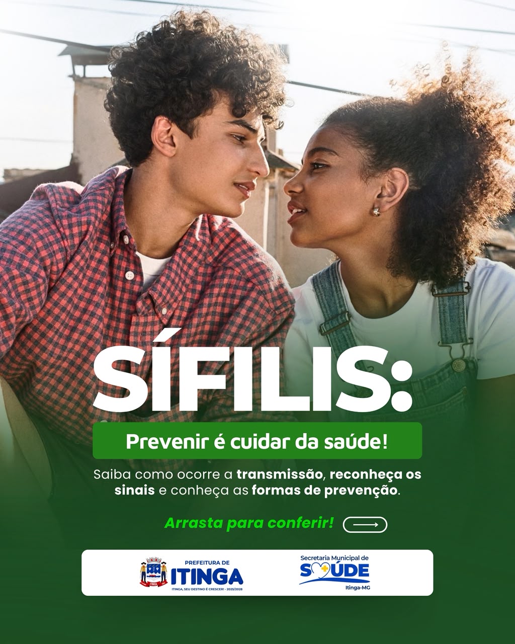 Imagem da notícia: Mês de conscientização e Combate à Sífilis e à Sífilis Congênita