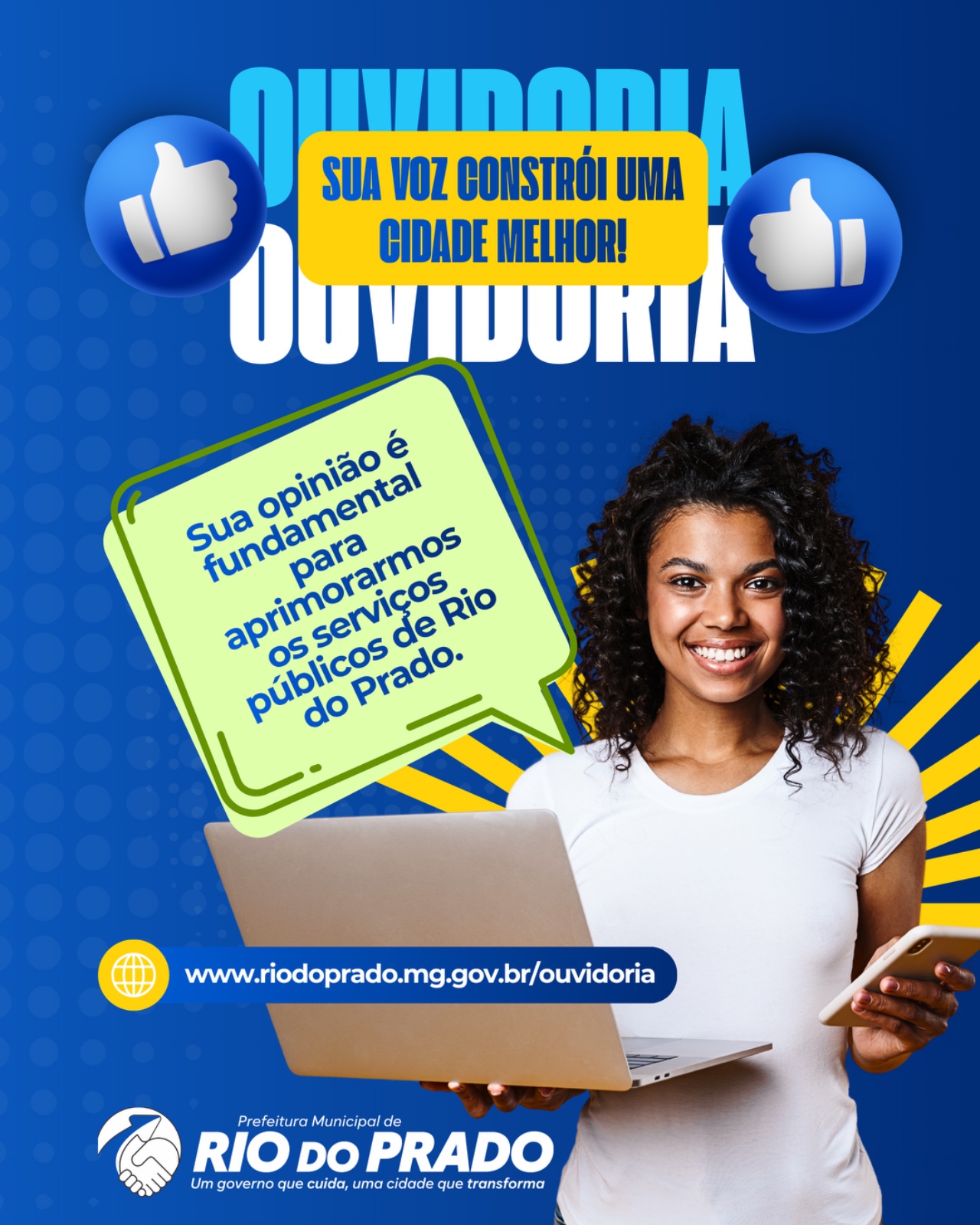 Imagem da notícia: Prefeitura de Rio do Prado reforça a importância da participação da população por meio da Ouvidoria